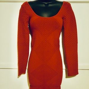 BCBGeneration Sz XS/S Red Bodycon Dress